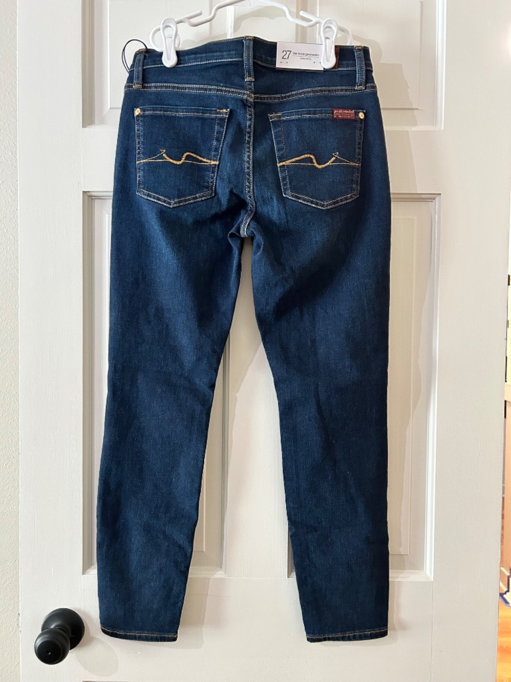 NWT 7 For All Mankind Gwenevere Ankle Skinny Jeans Size 27 - Picture 3 of 4